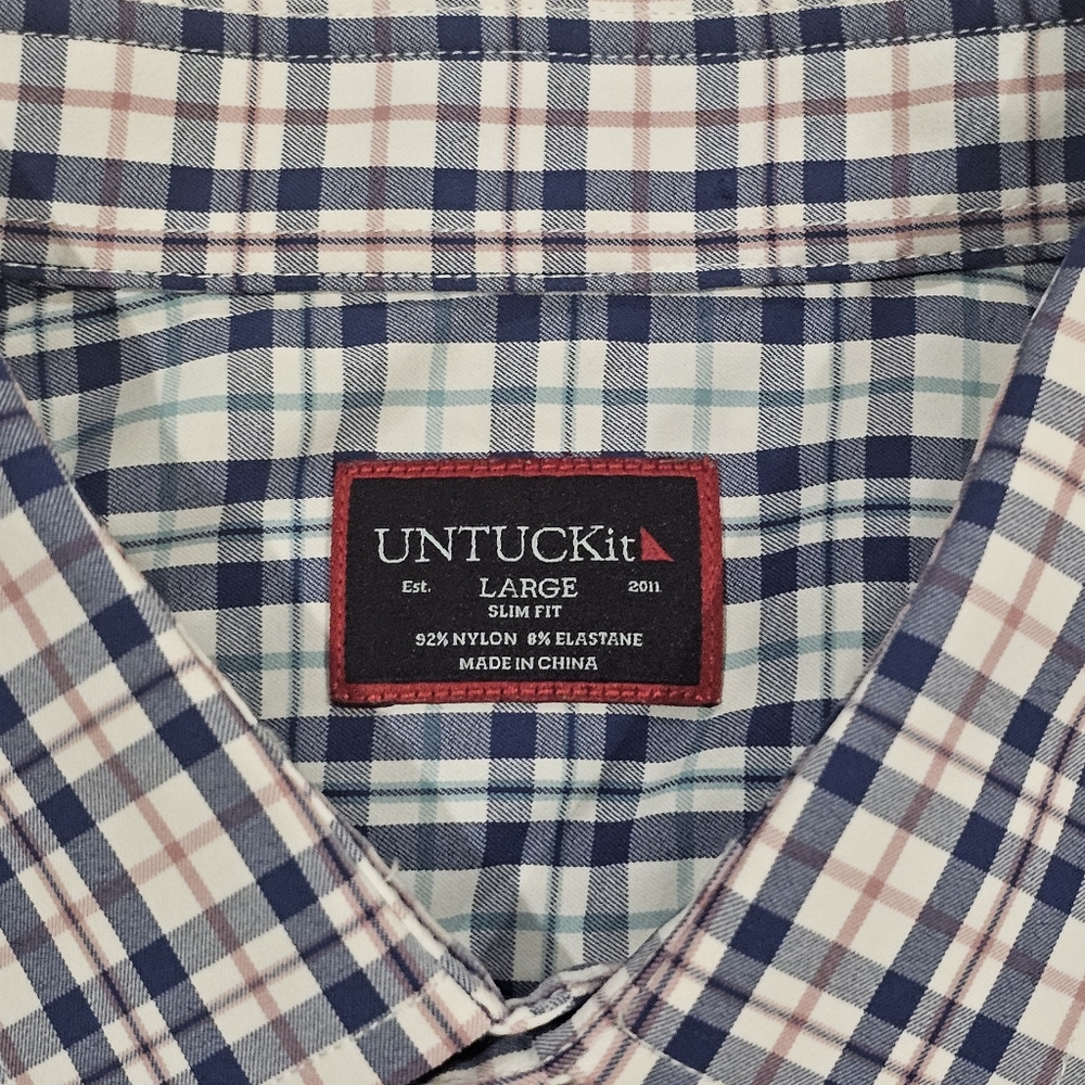 Untuckit Slim Fit Performance Button Down L - image 3